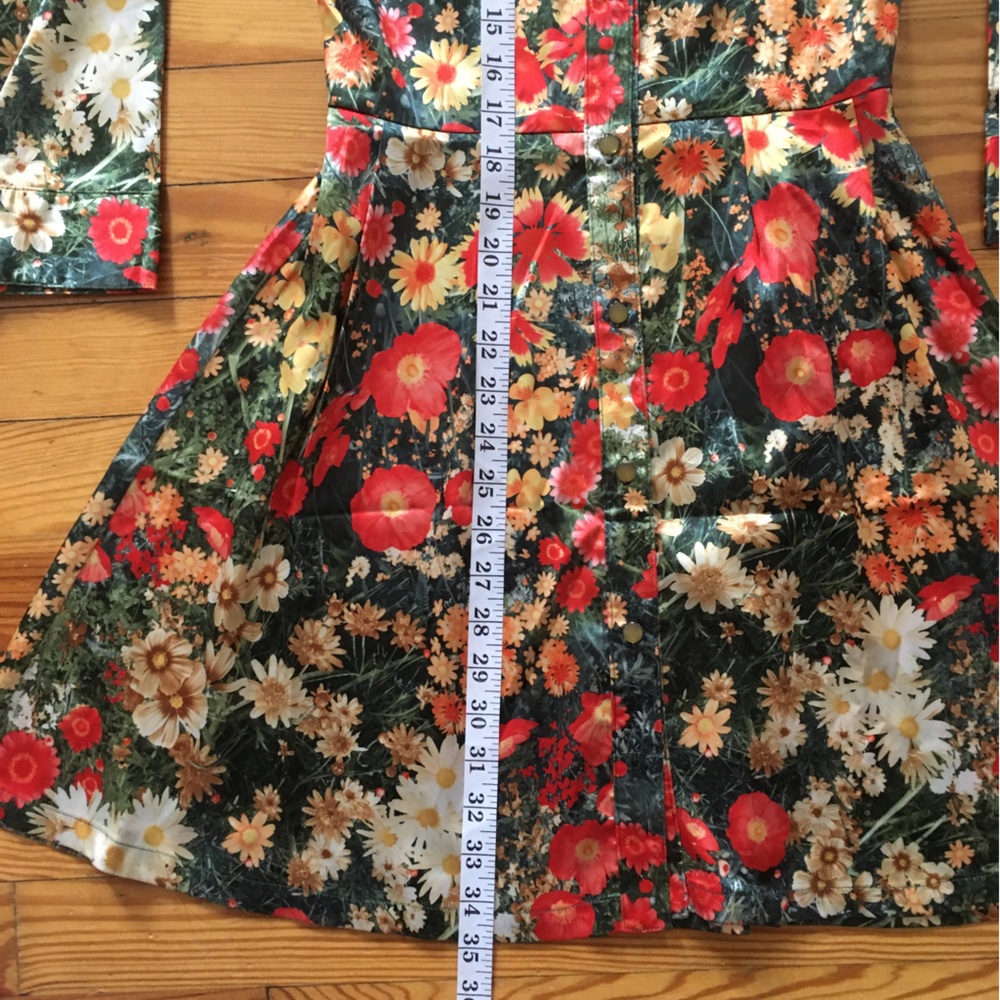 CLOSET CLEAR OUT SALE - Les Jardins Floral Photo Print Dress by Andrea Diodati - Picture 6 of 9